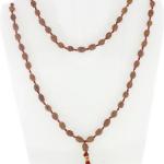 3 Mukhi Indonesian Rudraksha Mala 108 Beads (7mm-9mm)