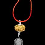 Lord Hanuman Kavach 14 Mukhi Rudraksha With Silver Yantra