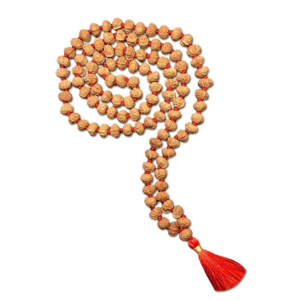 Ganesh Rudraksha Mala Indonesian 108 Beads (7mm-9mm)