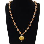 8 Mukhi Nepal Rudraksha Attached In Silver Rudraksha Mala